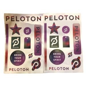 Peloton stickers 2 sheets